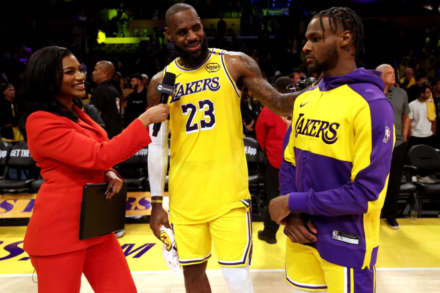 Lakers vencem Portland sem LeBron James, Bronny participou da partida