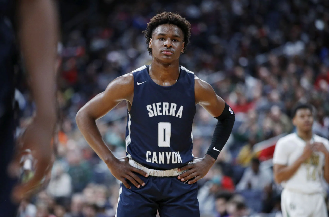 Bronny James: Uma estrela em ascensão e sensação comercial na NBA